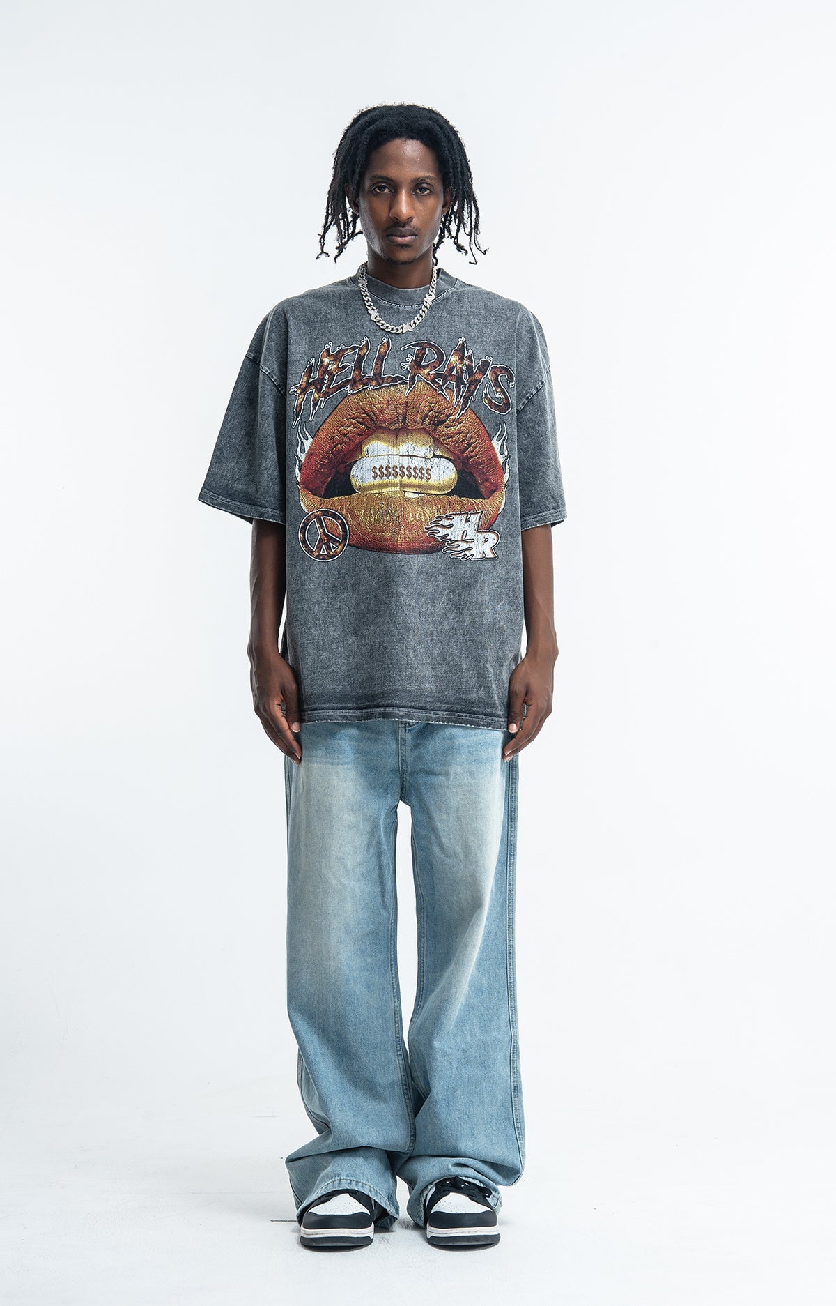 Omirad Hellrays Graphic Tee | Vintage Washed Streetwear