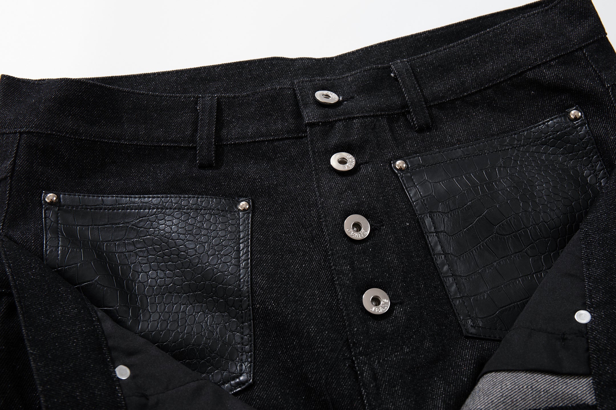 Omirad Wide Leg Button Fly Denim Pants | High-Rise Streetwear
