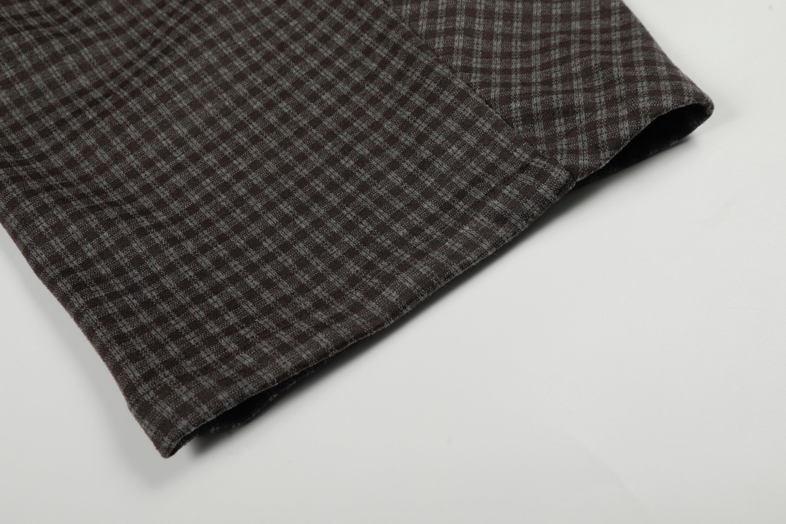 Wide-Leg Plaid Trousers | Pleated Front Tailored Pants