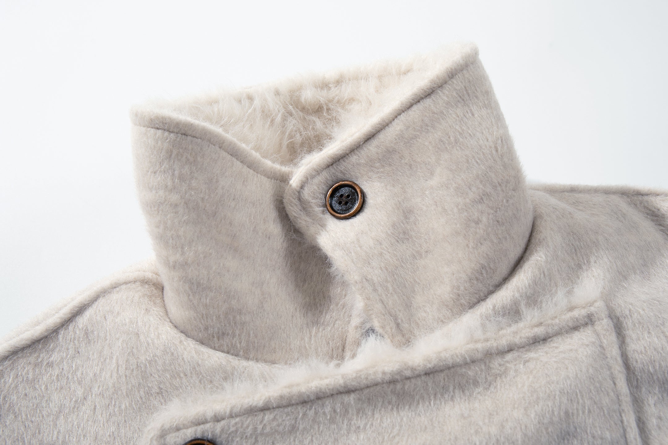 Faux Fur Collar Belted Cropped Jacket | Omirad