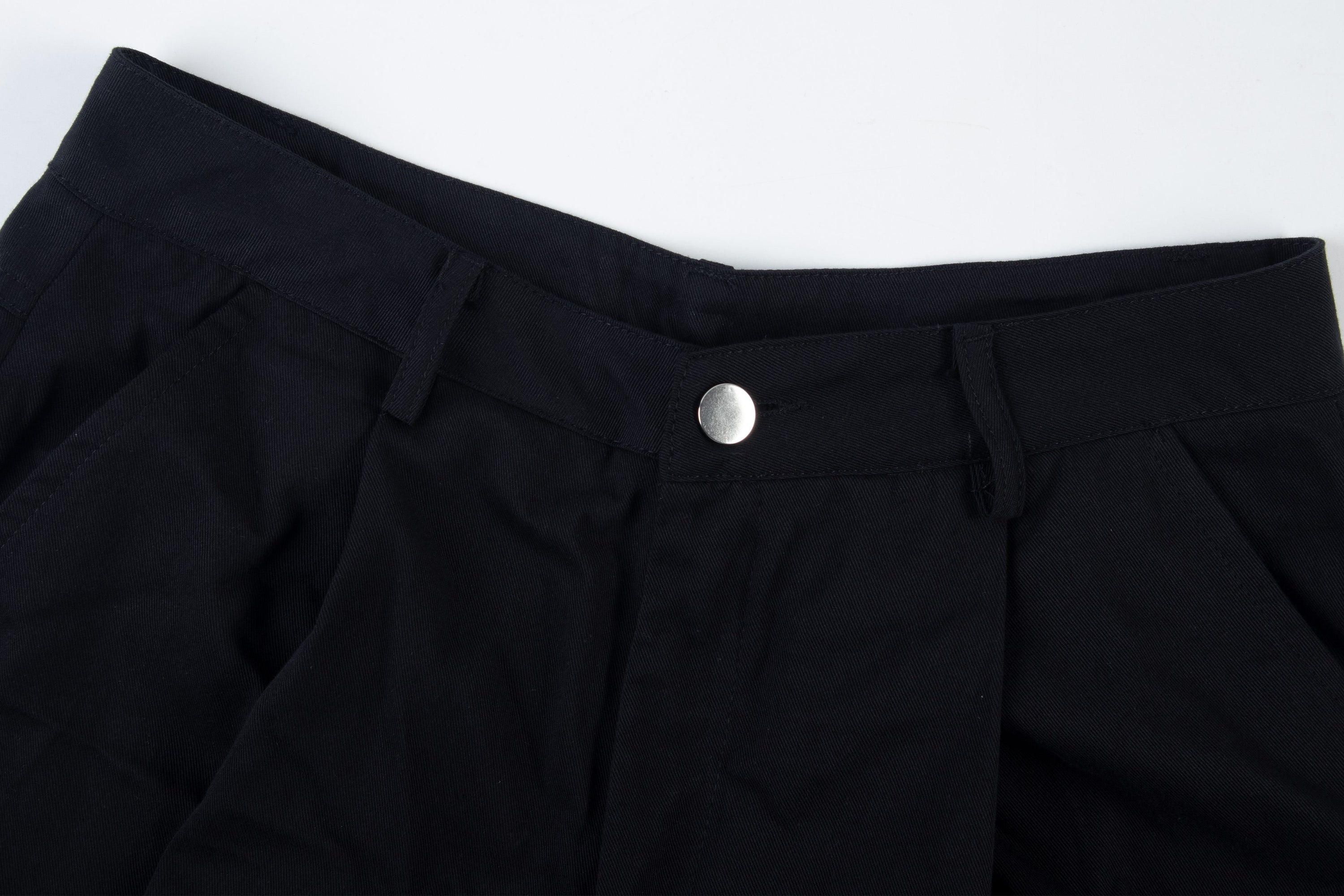 Minimalist Balloon Cargo Pants | Wide-Leg Utility Fit