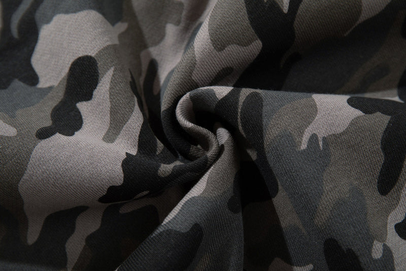 Camo Graffiti Wide-Leg Baggy Pants | Pink Star Print