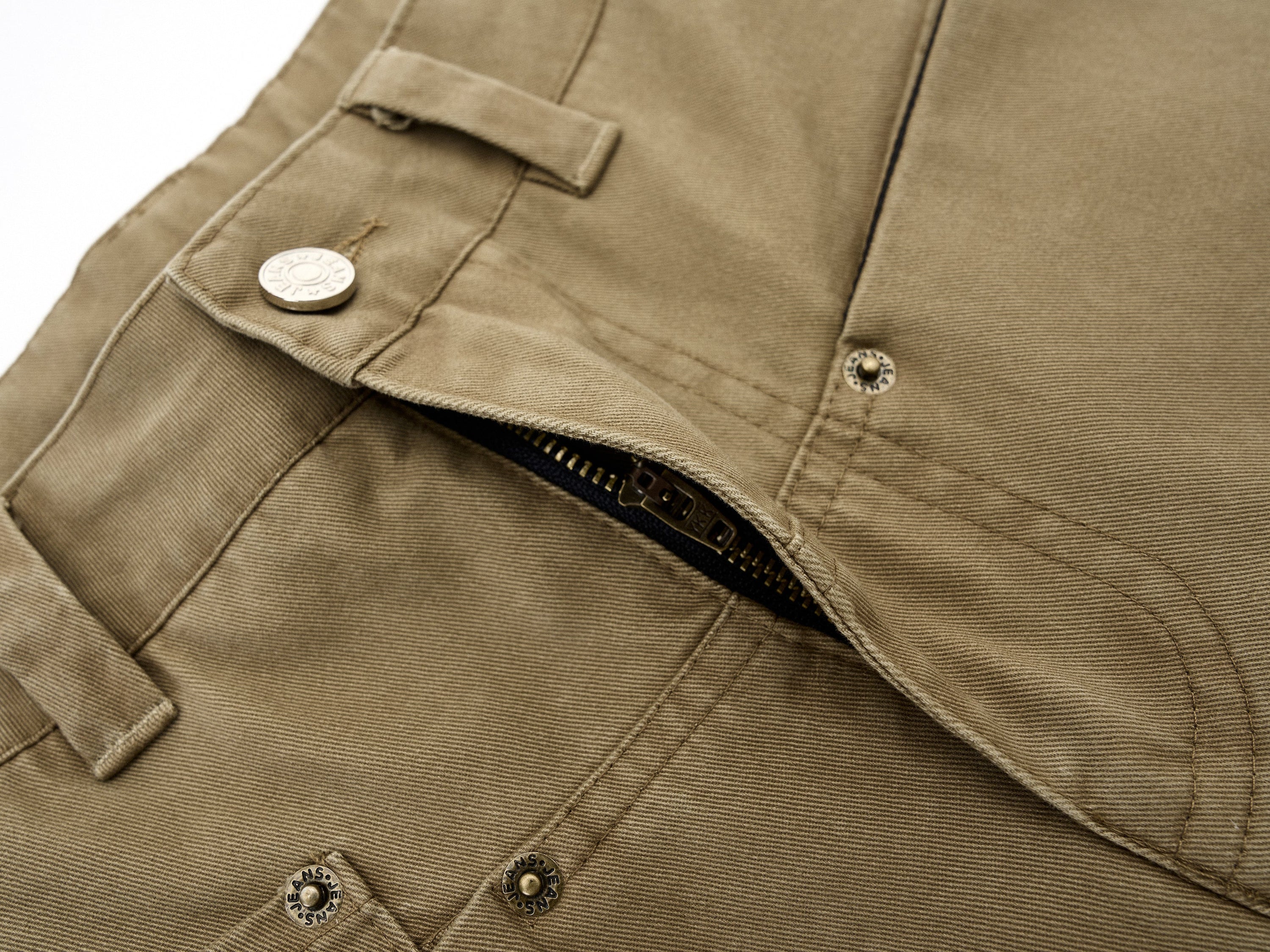Minimalist Wide-Leg Canvas Trousers | Sculpted Silhouette