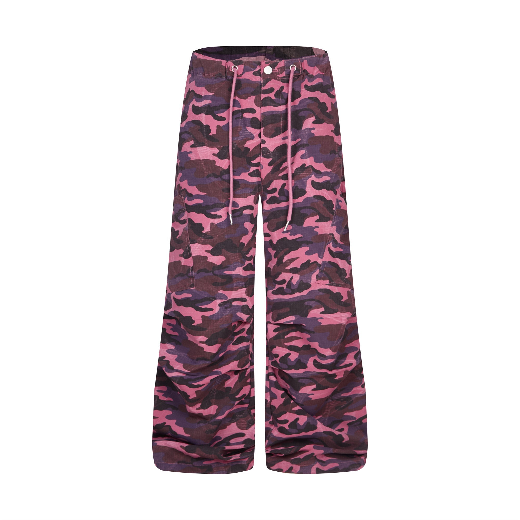 Omirad Purple Camo Wide-Leg Cargo Pants | SEAKOFF