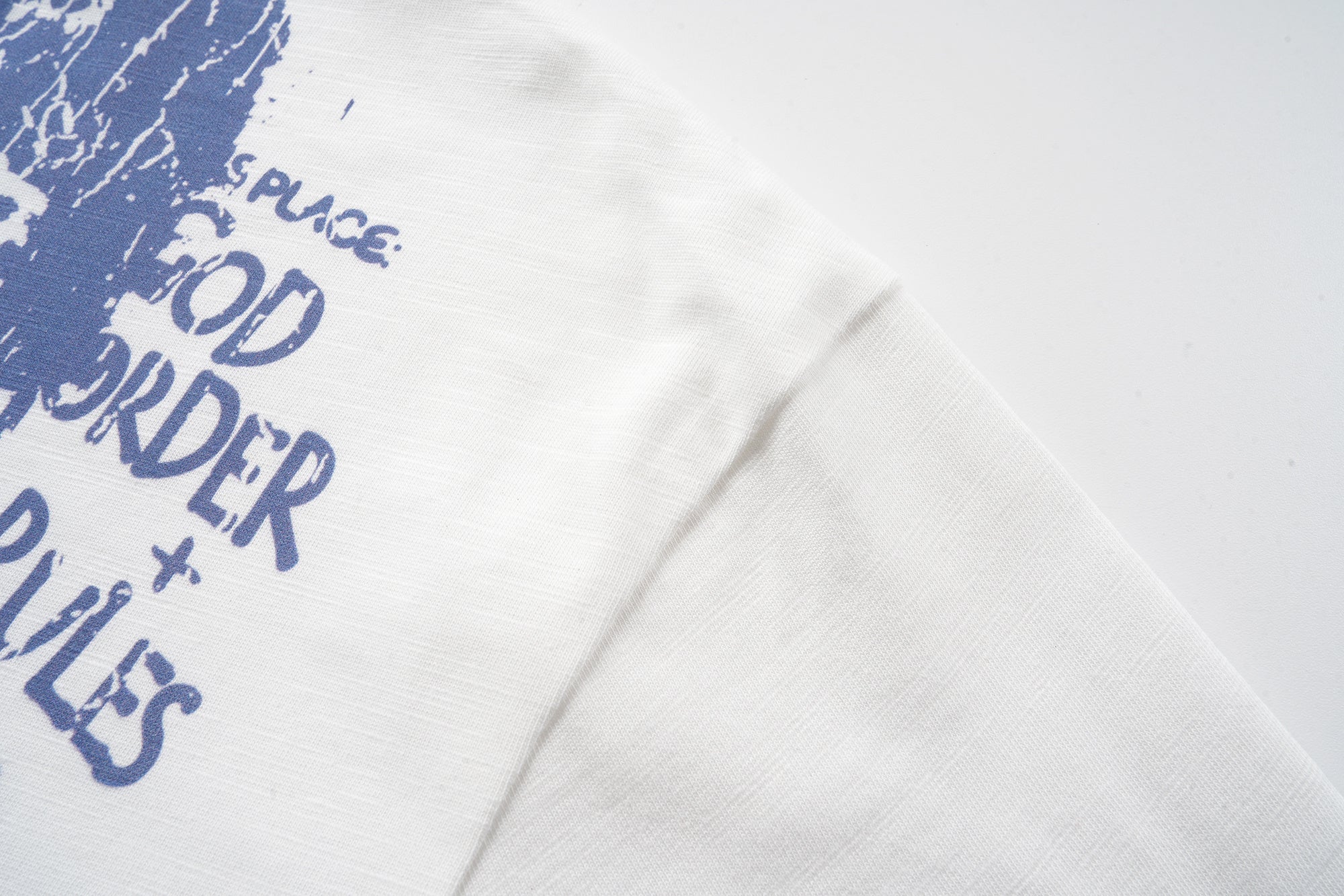 Omirad Vintage Graphic Long Sleeve Tee | Off-White Cotton