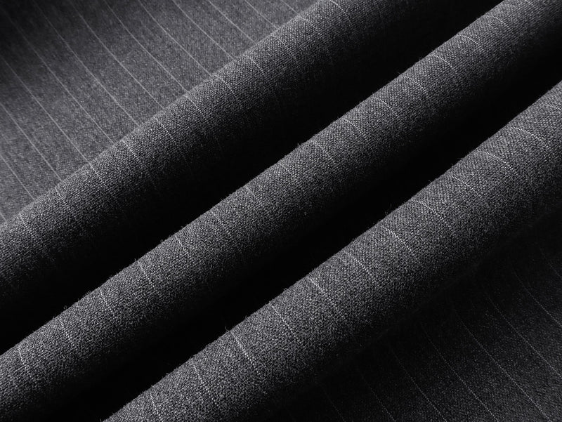 Pinstripe Wrap Wide-Leg Trousers | Avant-Garde Tailored Pants