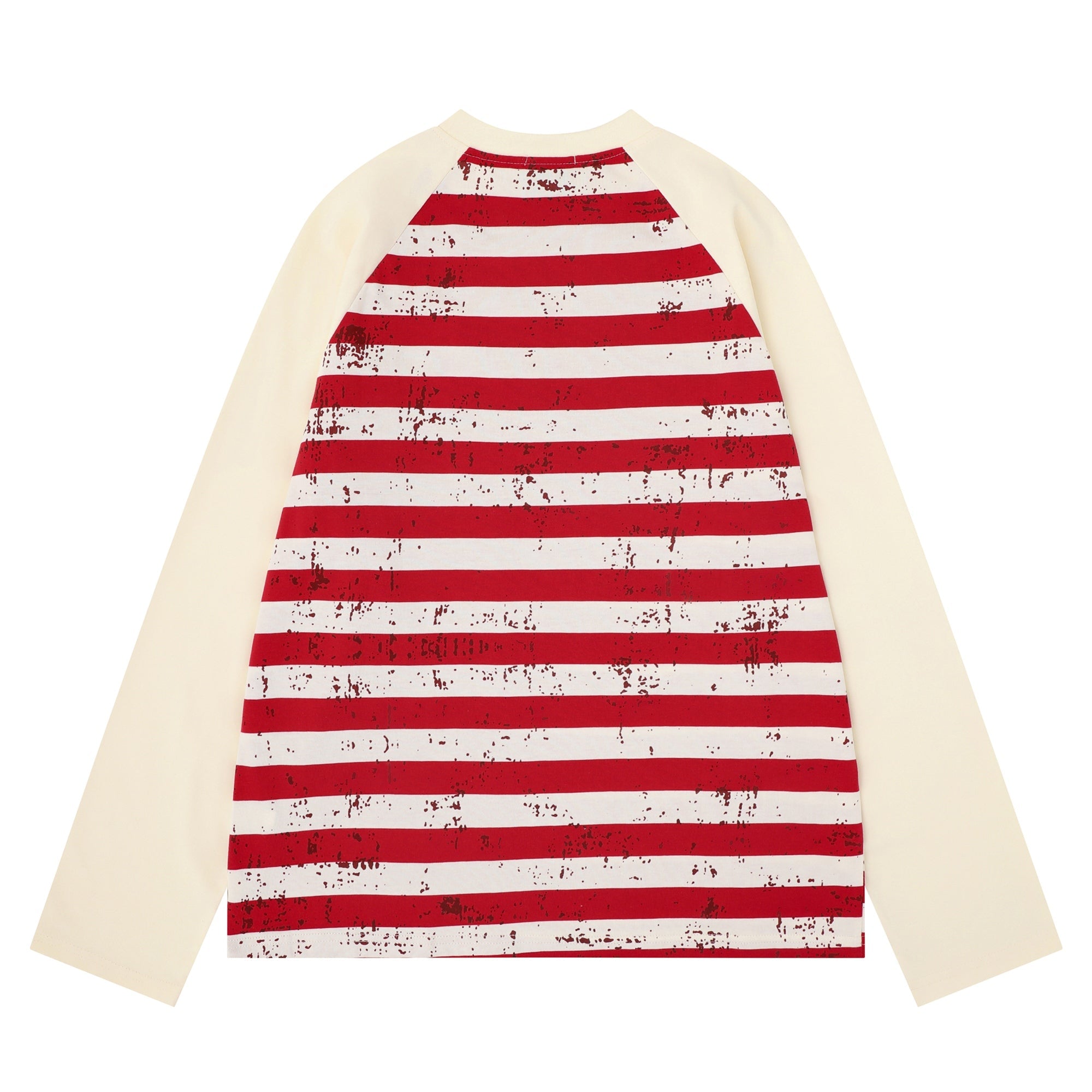 High Profile Striped Raglan Long Sleeve Tee | Y2K Streetwear