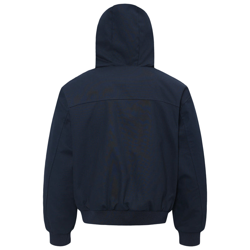 Men's Hooded Utility Bomber Jacket | Cropped Street Fit
