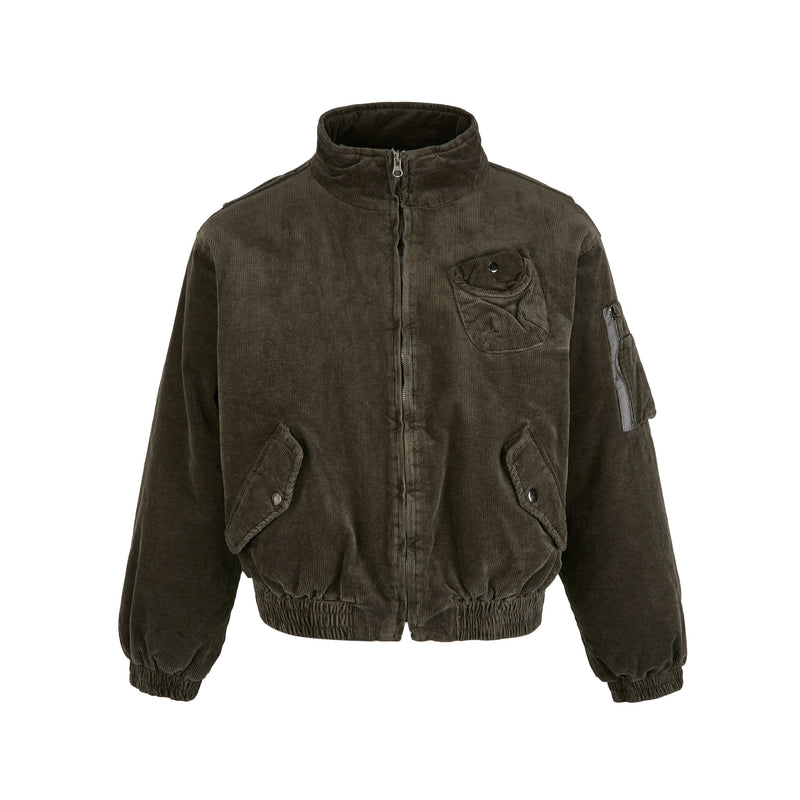 Omirad Corduroy Utility Bomber Jacket | Streetwear