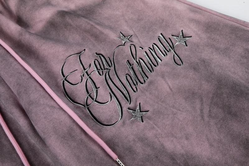 Omirad Misery Was Nothing Washed Wide-Leg Sweatpants
