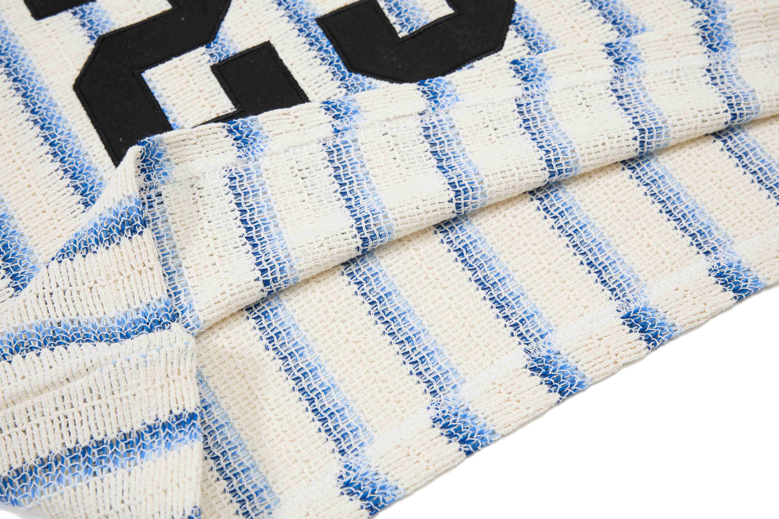 Omirad Varsity Stripe Knit Tee | Collegiate Streetwear