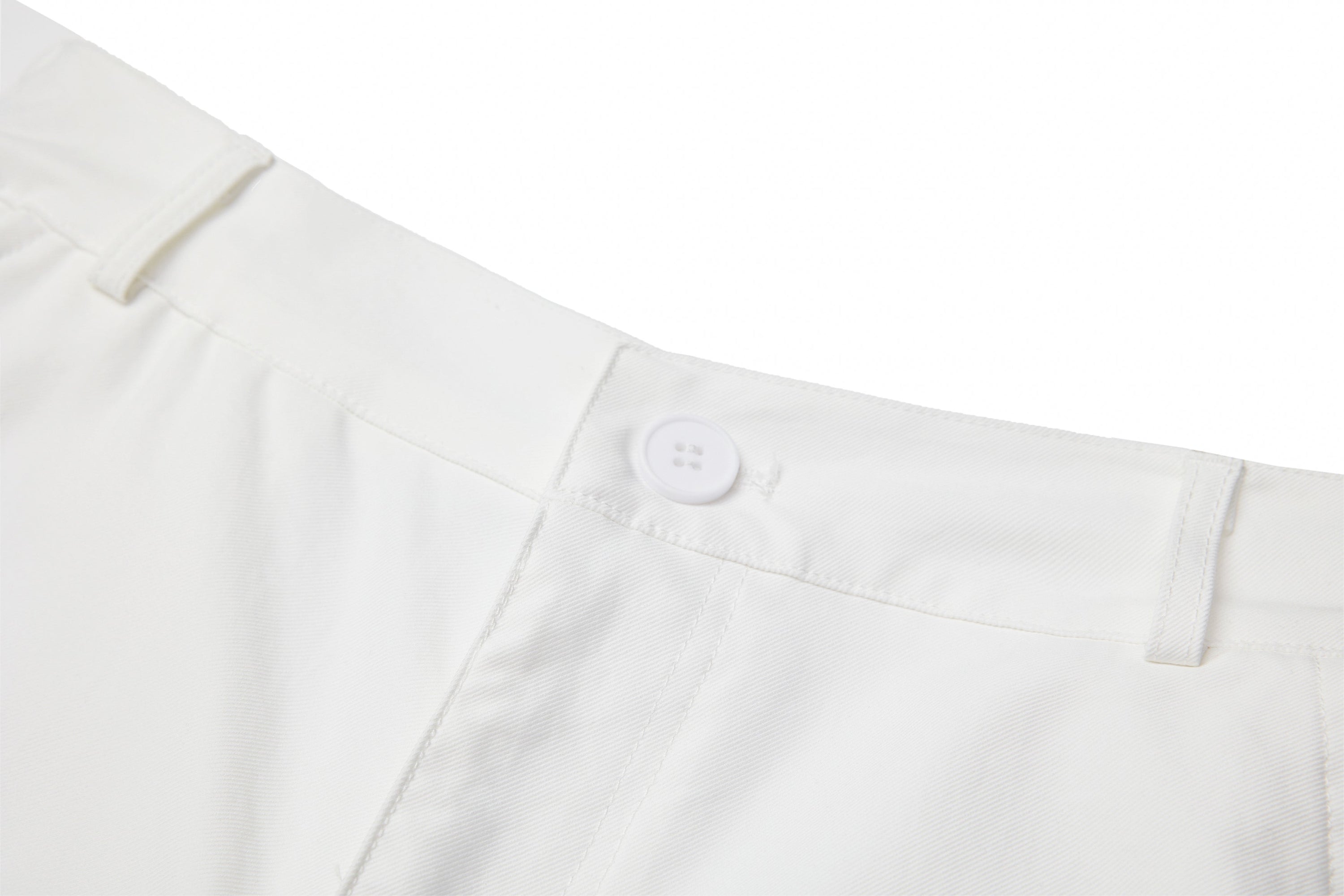 Omirad Sculpted Pleat Tech Wide-Leg Pants | Black & White