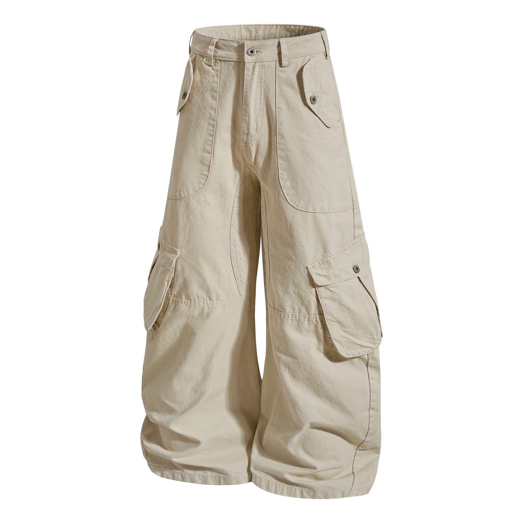 Omirad Utility Baggy Cargo Pants | Wide-Leg Y2K Streetwear