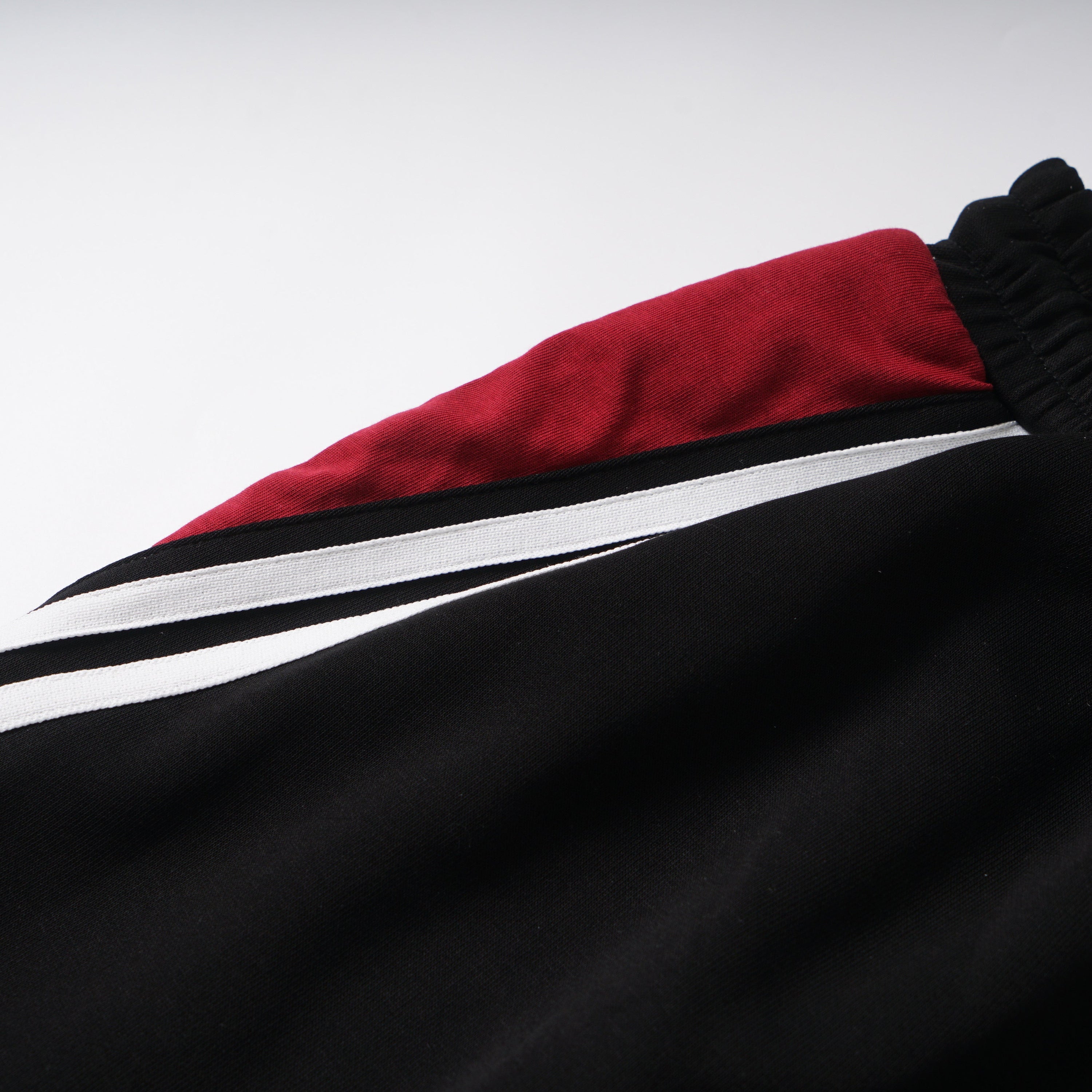 Wide-Leg Track Pants with Lace Star Appliqué & Side Stripes