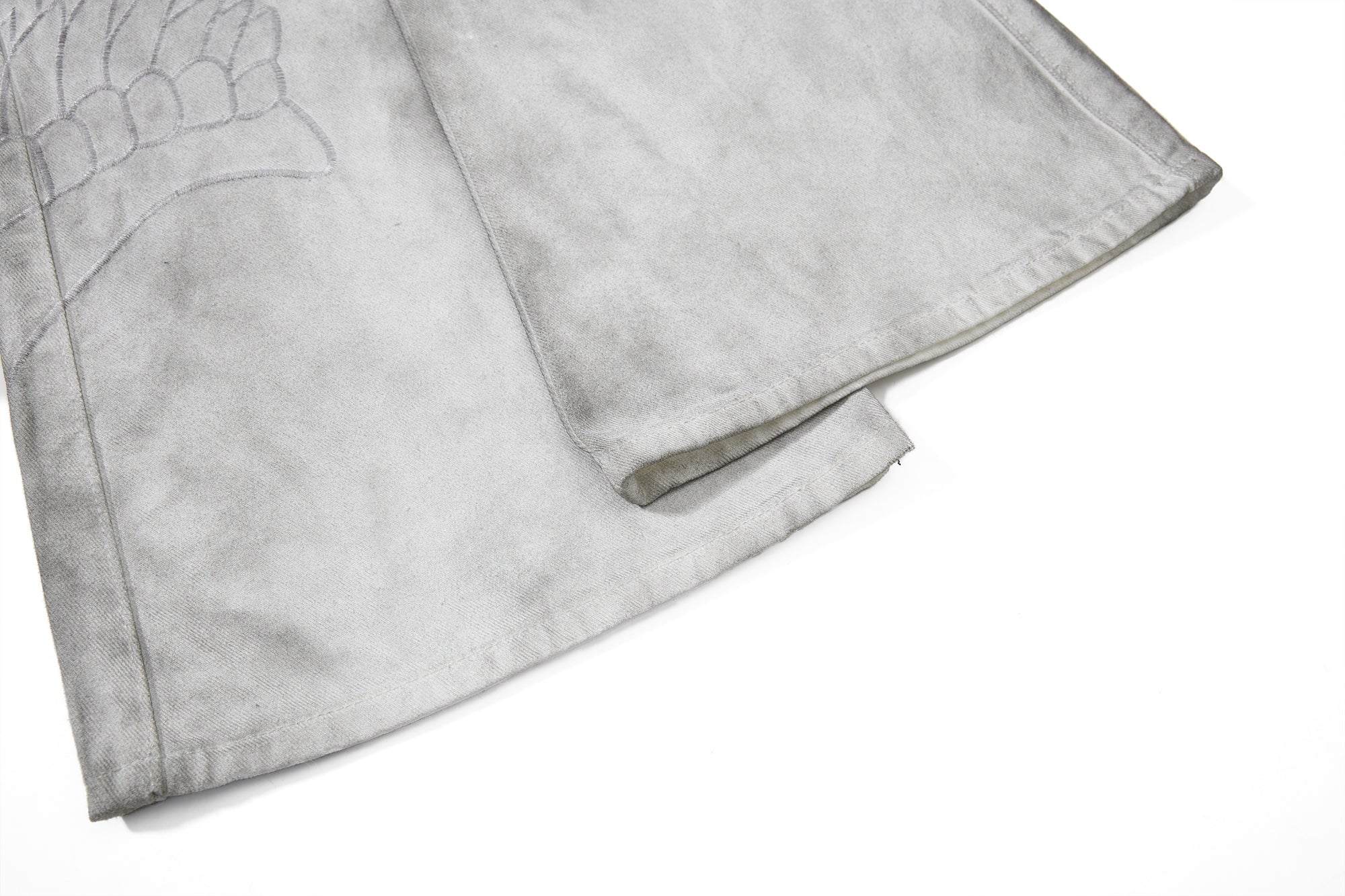 Omirad Washed Utility Flare Jeans | Streetwear Cargo Denim