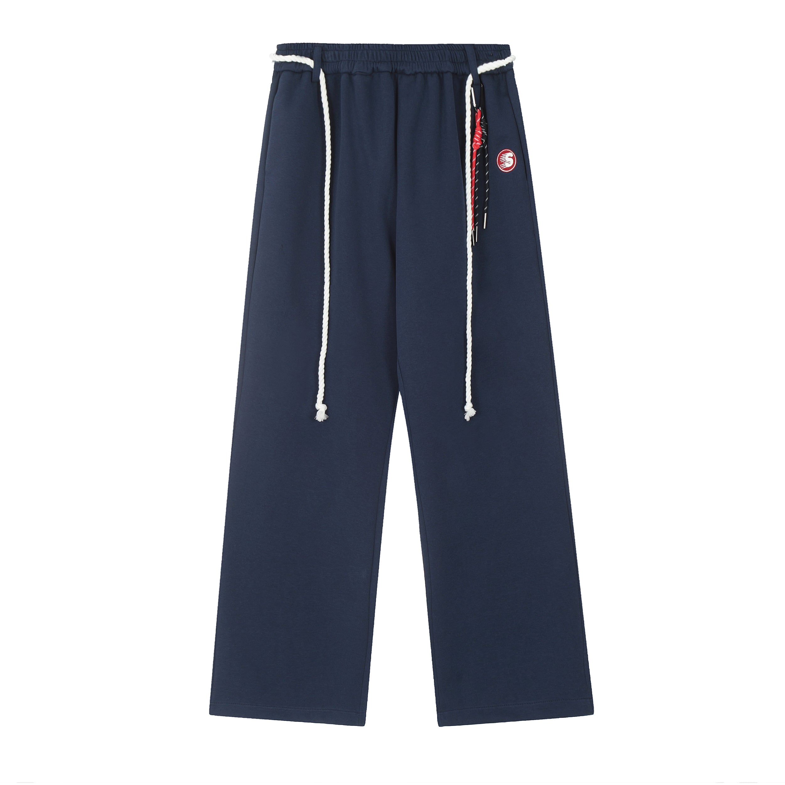 Omirad Rope-Waist Wide-Leg Relaxed Sweatpants