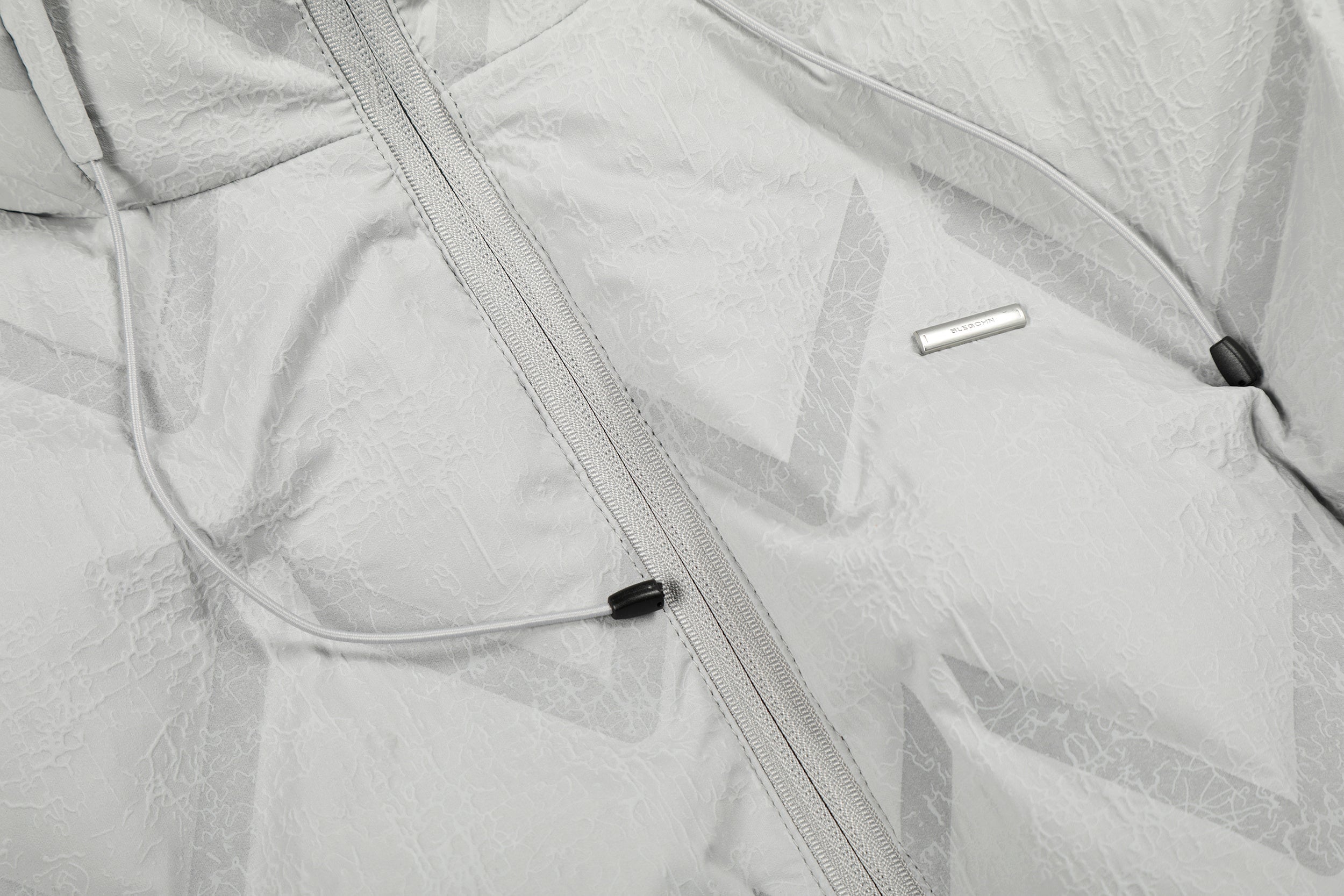 Quilted Hooded Puffer Jacket | Diamond Stitch Winter Coat