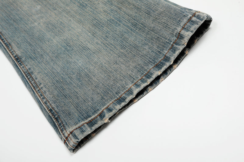 Omirad Washed Wide-Leg Denim Pants | Vintage Oversized Jeans