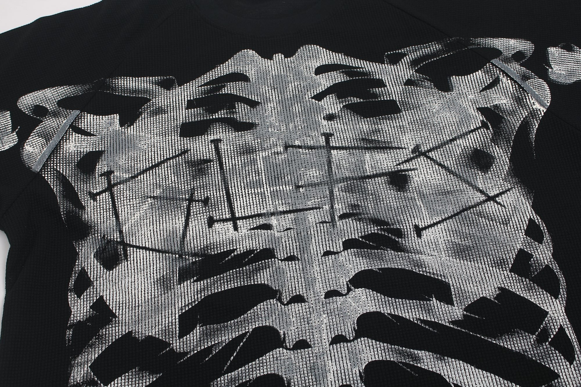 Omirad X-Ray Skeleton Oversized Graphic Tee | Cyber-Grunge