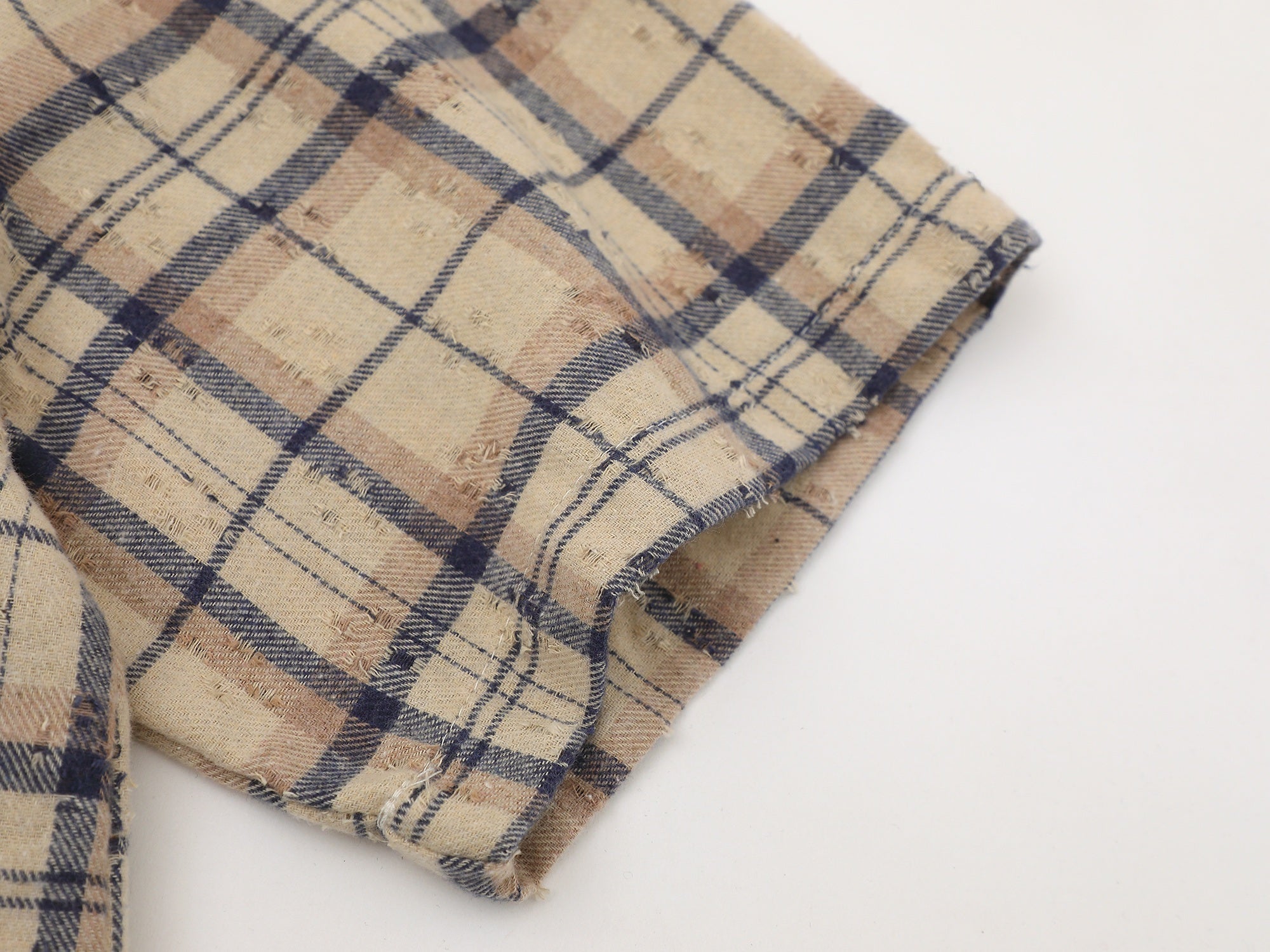 Omirad Burn The Script Graphic Plaid Shirt | Streetwear