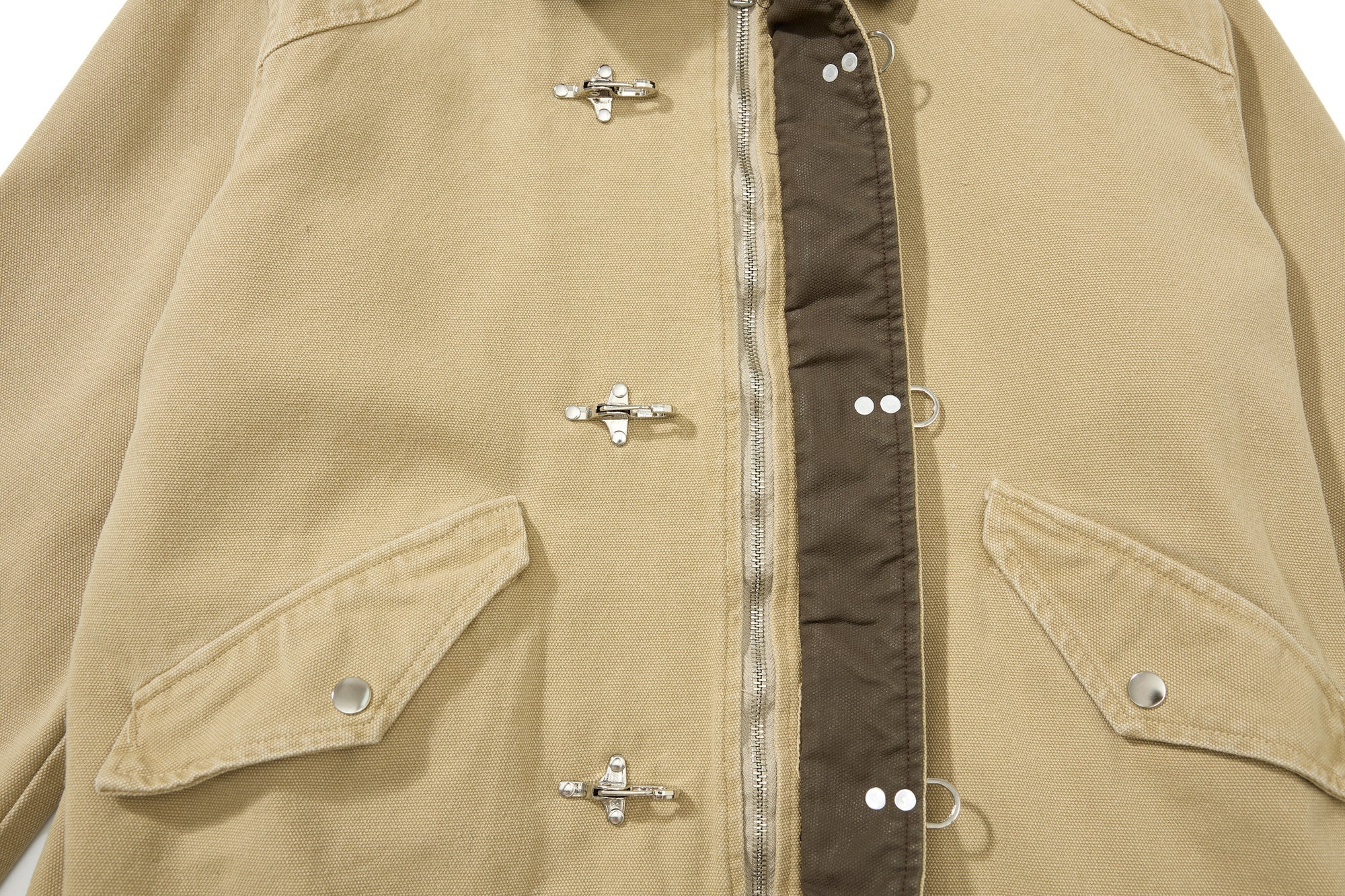 Omirad Classic Toggle Work Jacket | Cropped Utility Jacket