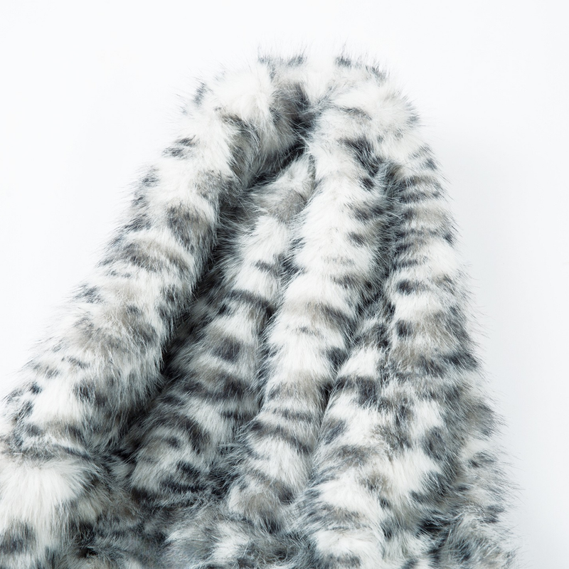 Racing Patch Faux Fur Hood Jacket | Color-Block Nylon