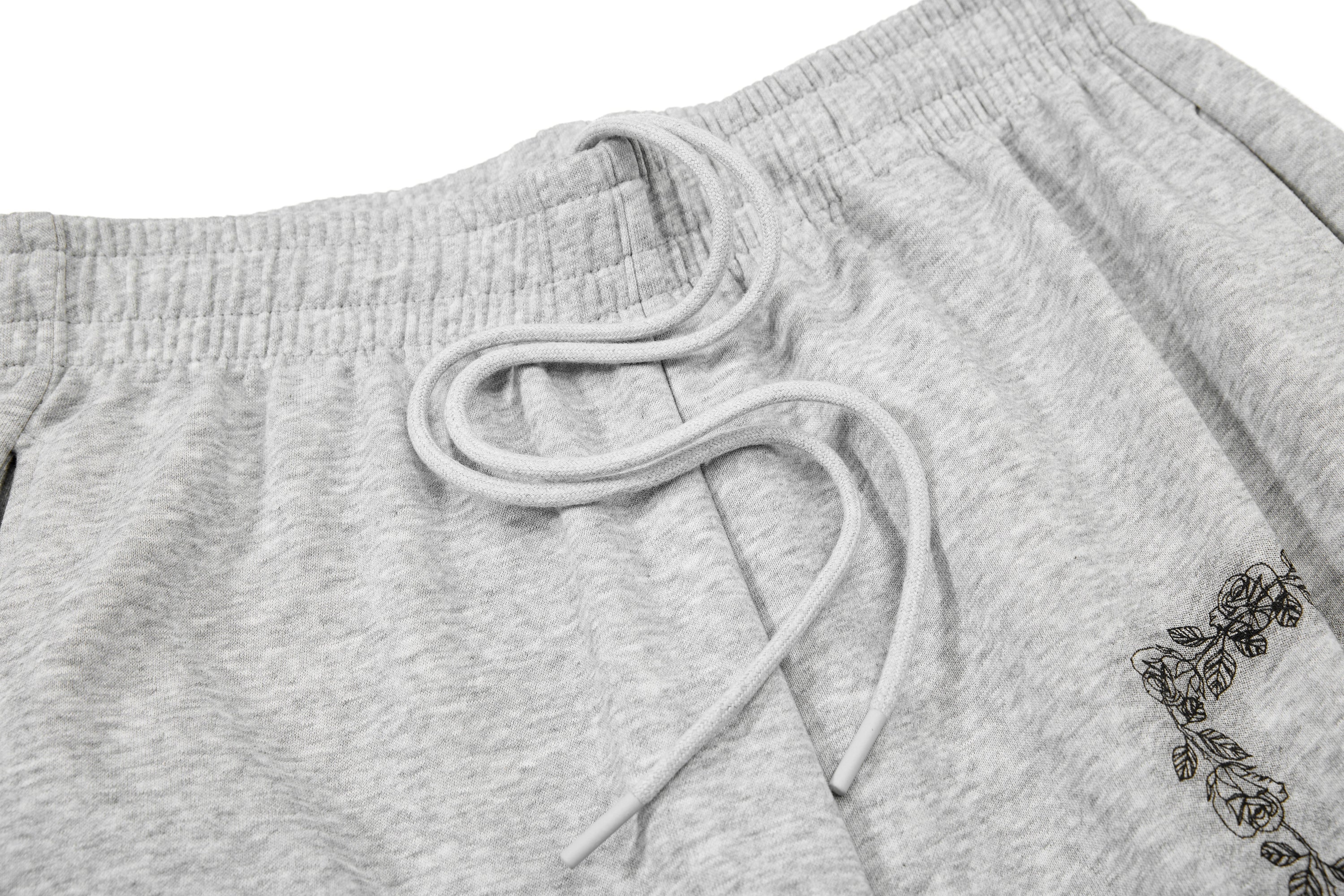 Gothic Cross Script Wide-Leg Sweatpants | Streetwear Joggers