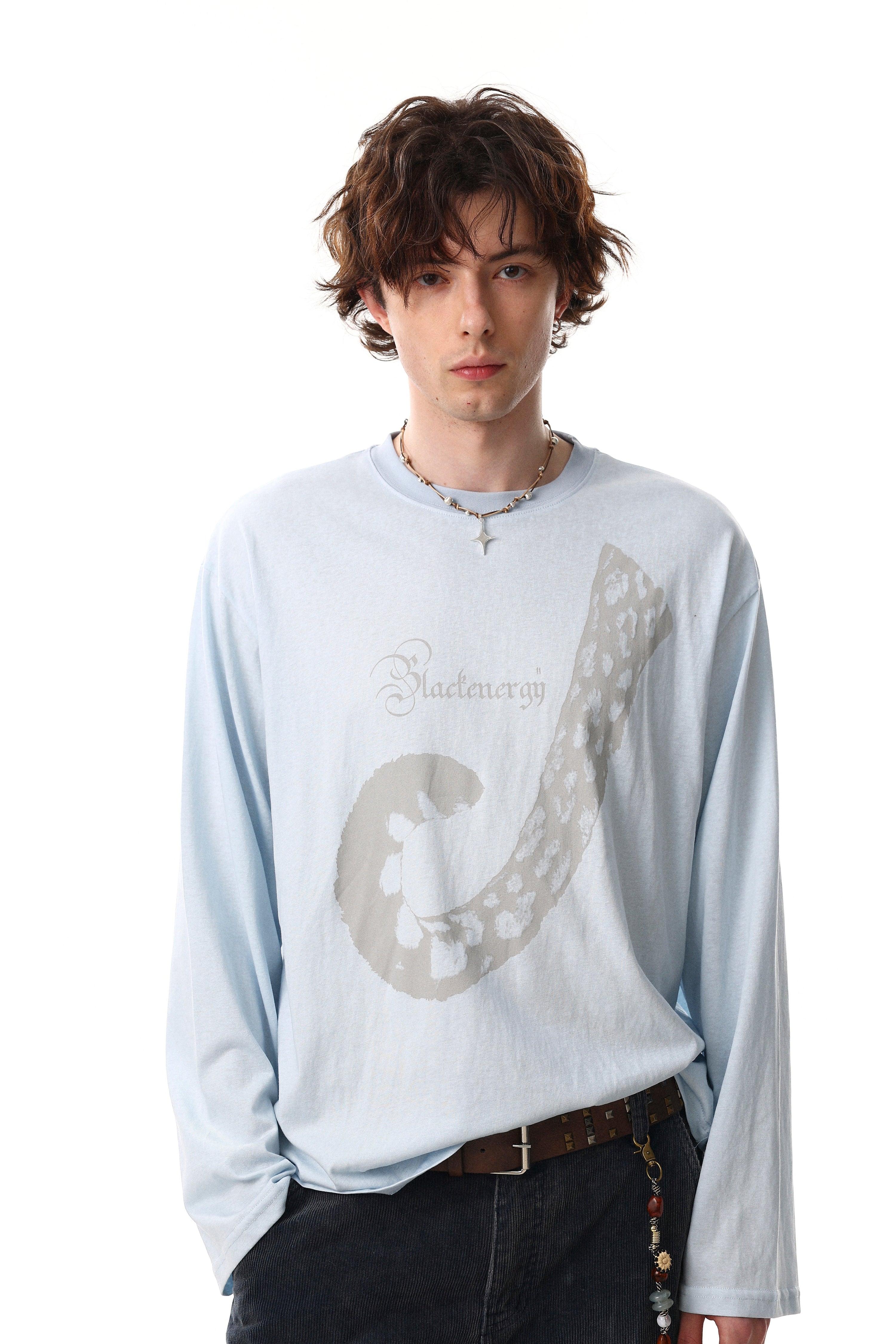 Omirad Blackenergy Abstract Graphic Long Sleeve Tee