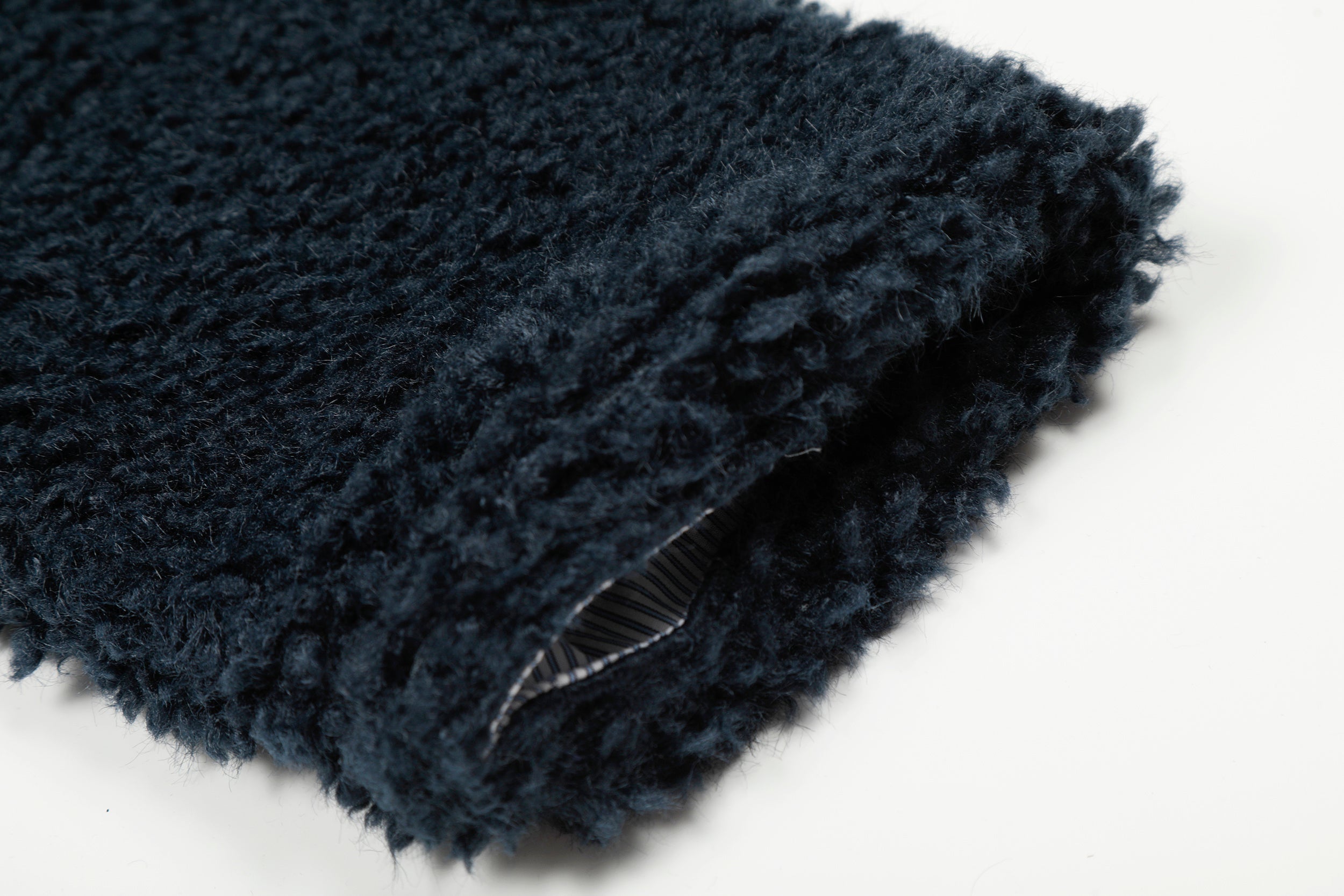 Reversible Sherpa & Striped Corduroy Jacket | Cropped Fit