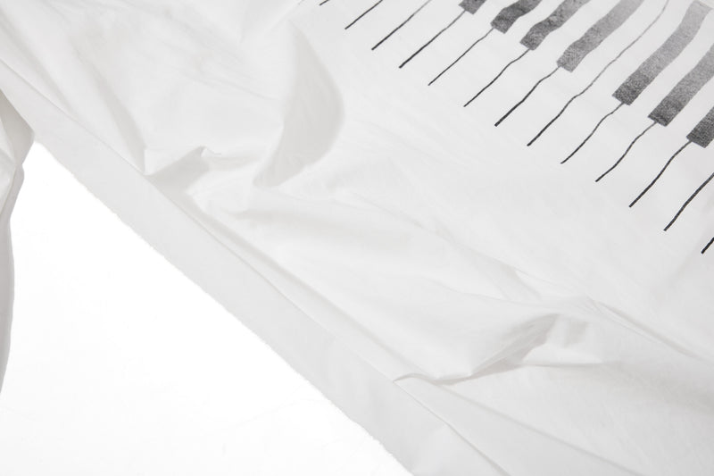 Omirad Piano Keys Balloon Pants | Wide Leg Streetwear Trousers