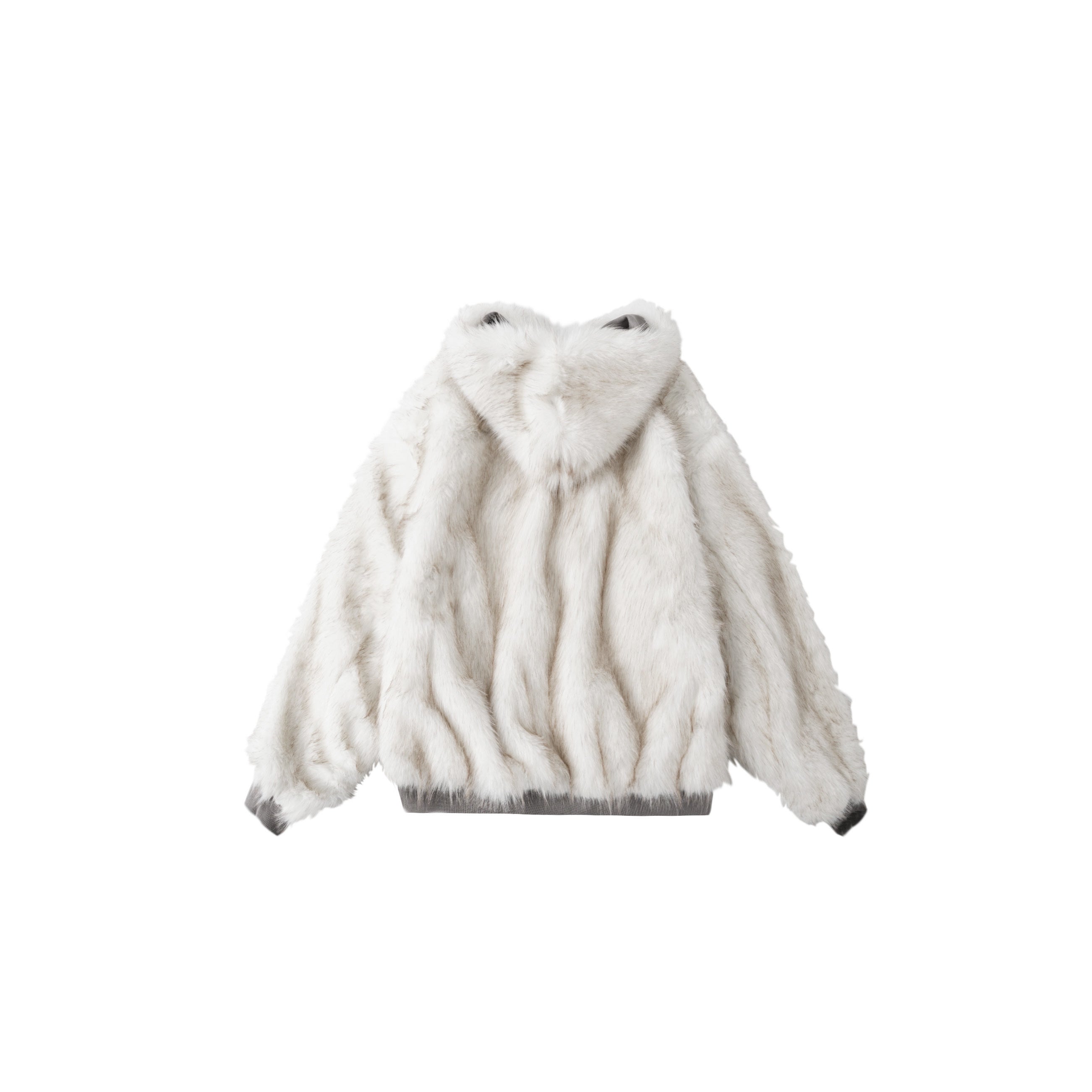 Omirad Reversible Faux Fur Hooded Jacket | Two Looks in One