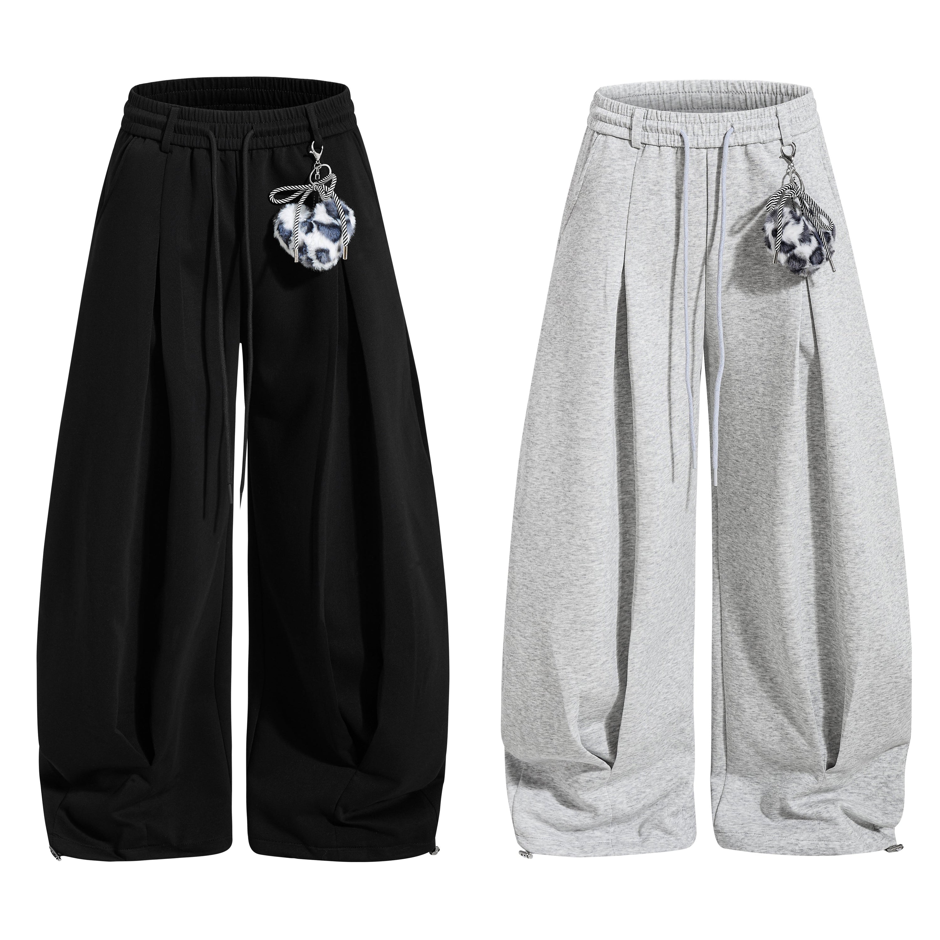 Omirad Script Wide-Leg Sweatpants | Streetwear Baggy Pants