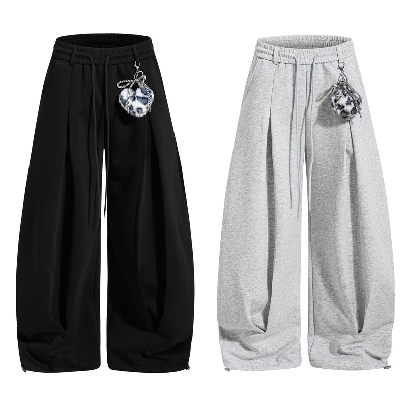 Omirad Script Wide-Leg Sweatpants | Streetwear Baggy Pants