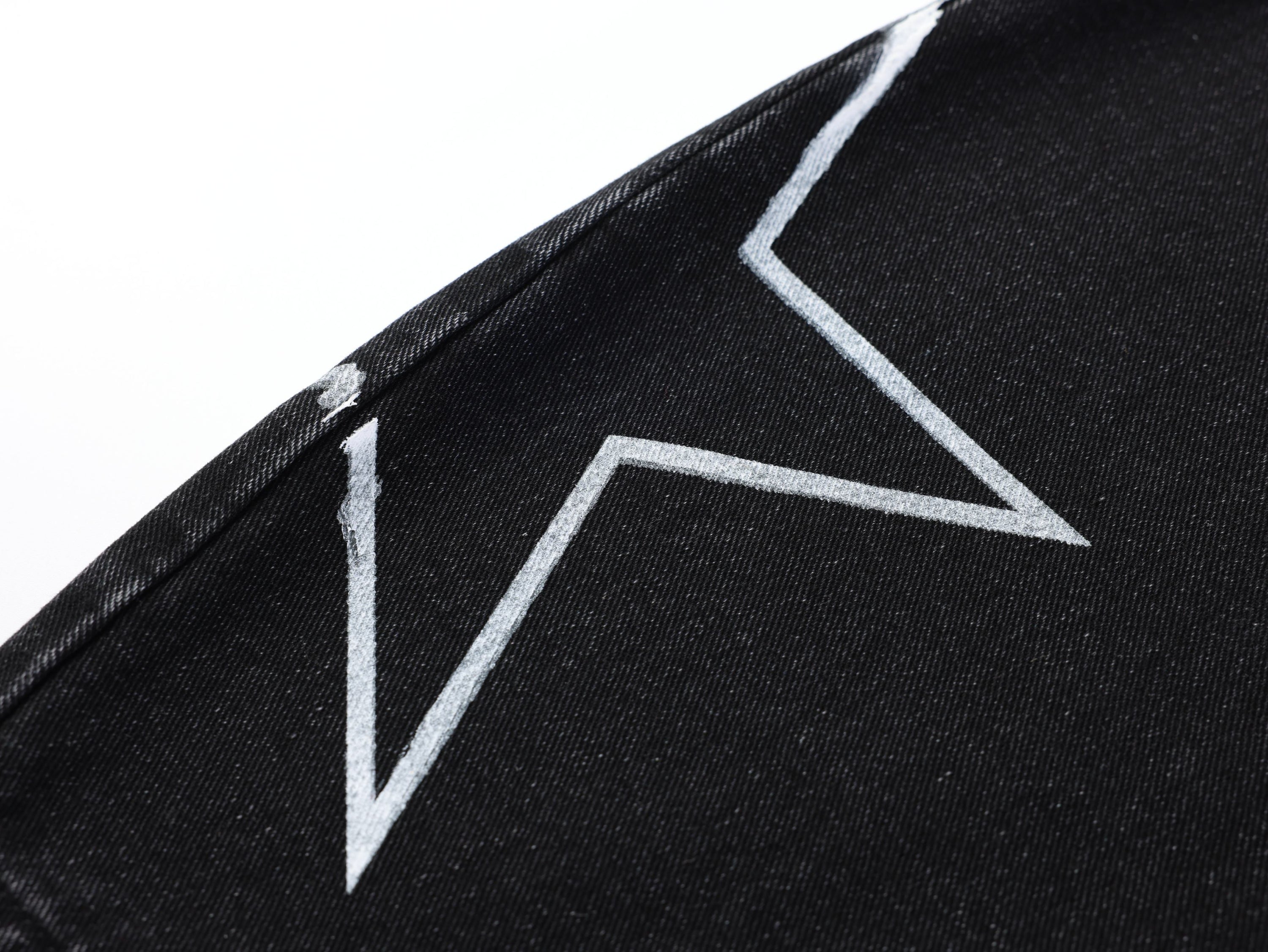Omirad Star Fade Baggy Jeans | Y2K Wide-Leg Denim