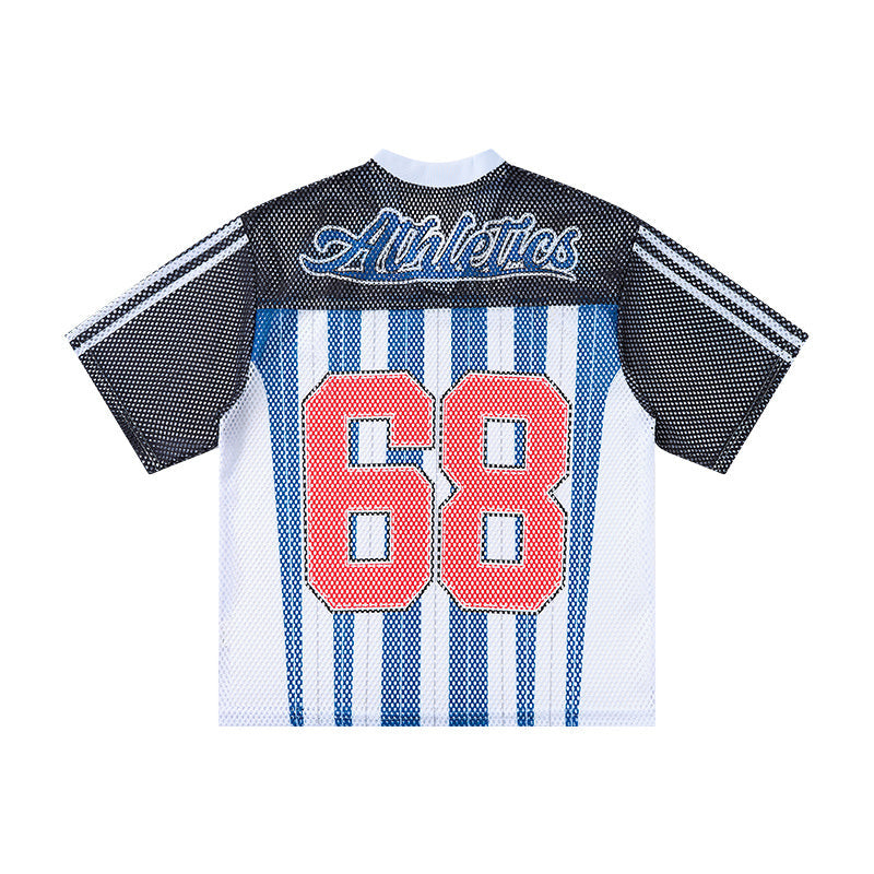 Omirad Athletics 68 Mesh Jersey T-Shirt | Varsity Streetwear