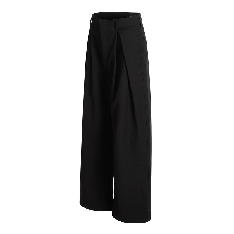 Omirad Pleated Wide-Leg Trousers | Tailored Streetwear Fit