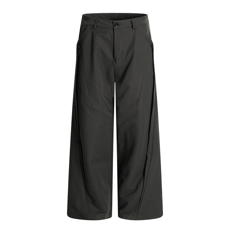 Omirad Structured Wide-Leg Trousers | Bold Street Tailoring