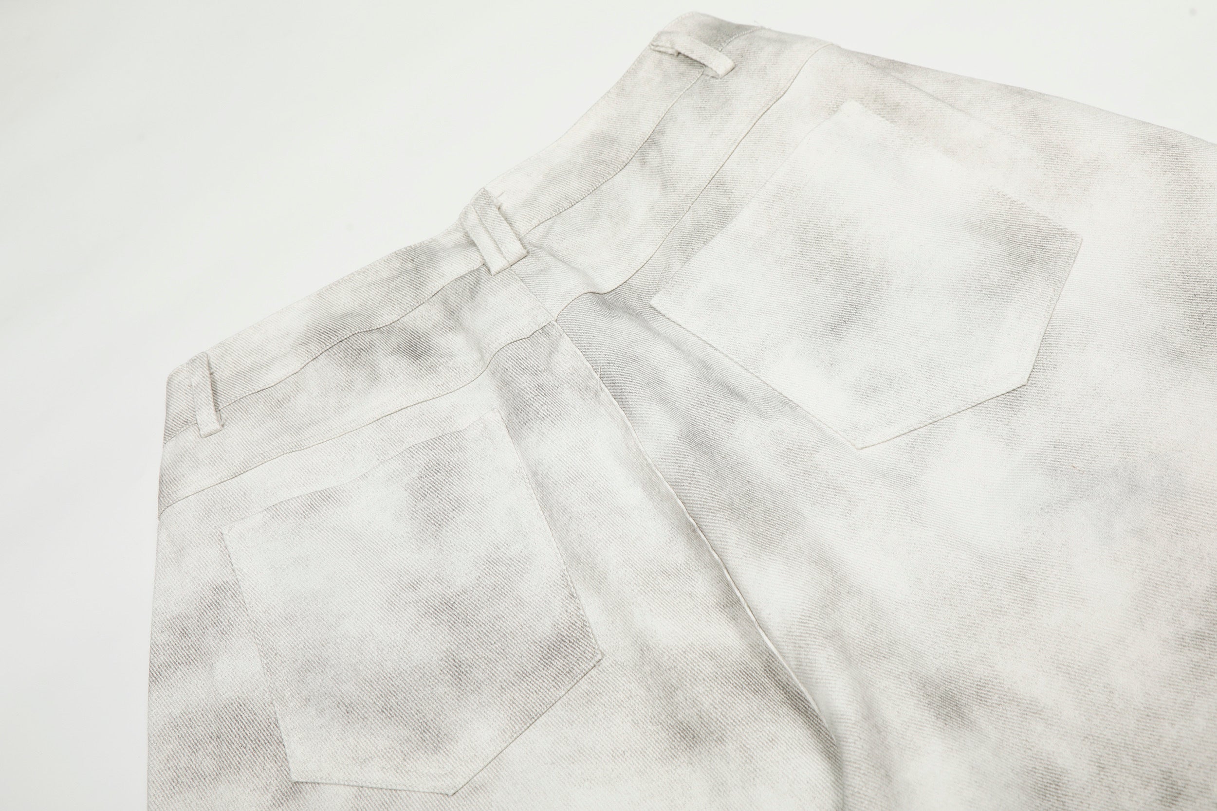 Star Patch Washed Cargo Wide-Leg Pants | Street Style