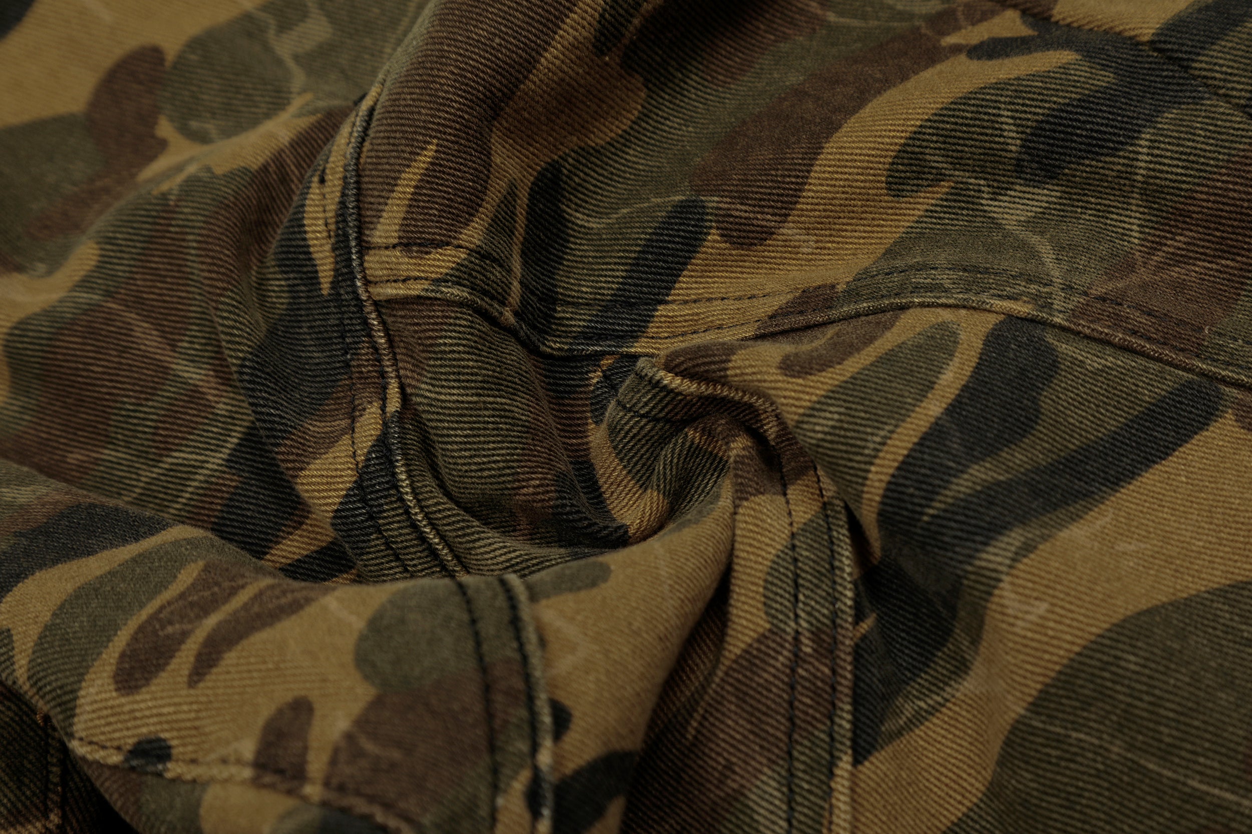Omirad Camo Panel Cargo Shorts | Wide-Leg Streetwear