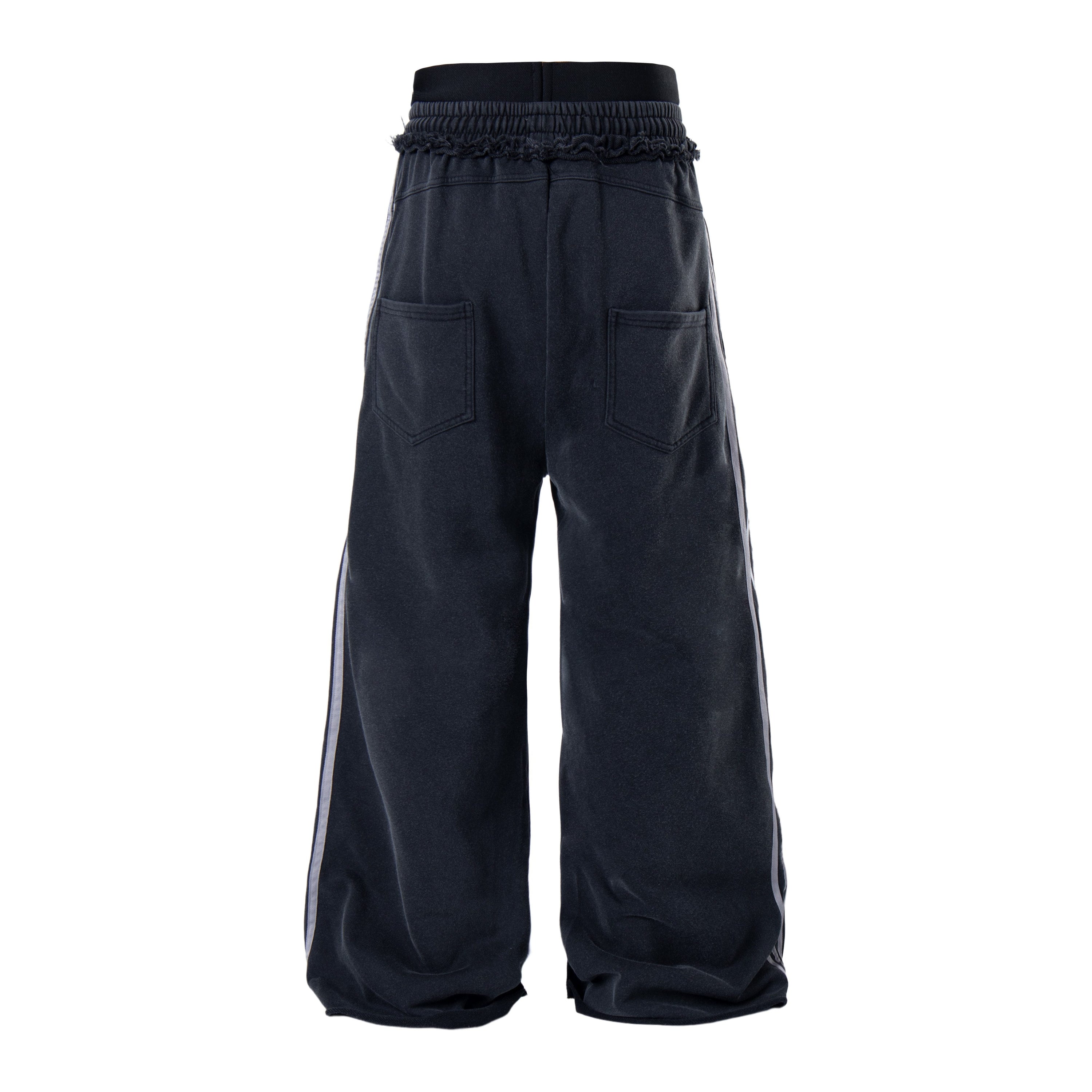 Script Graffiti Wide-Leg Sweatpants | Streetwear Joggers