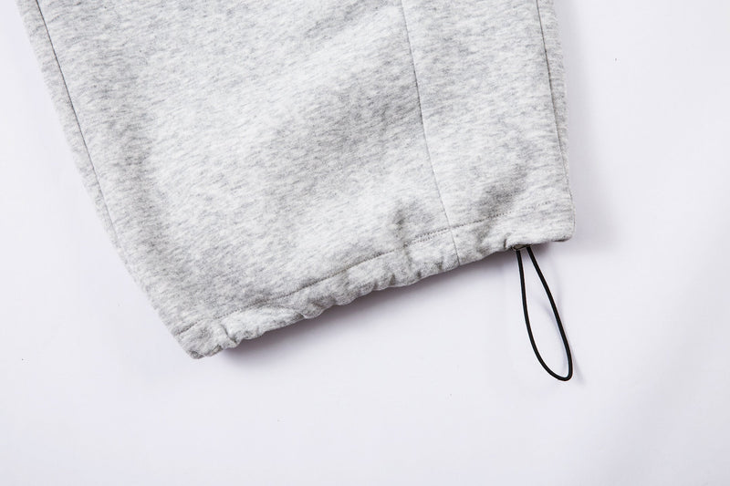 Omirad Embroidered Multi-Pocket Wide-Leg Cargo Sweatpants
