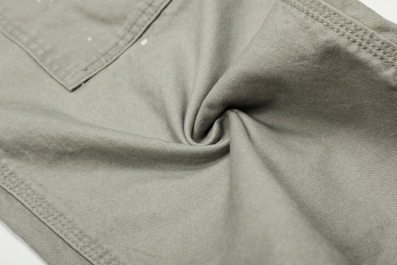 Paint-Splatter Carpenter Pants | Heavyweight Cotton Workwear