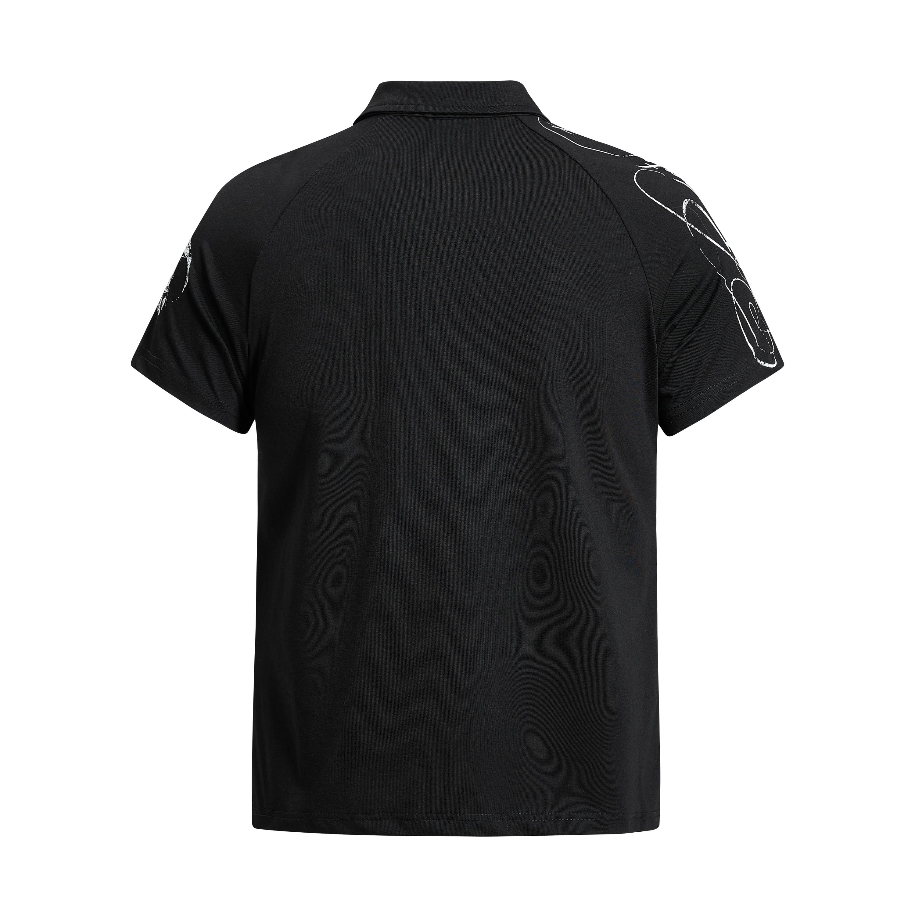 Omirad Skatepark Crew Distressed Graphic Polo Shirt