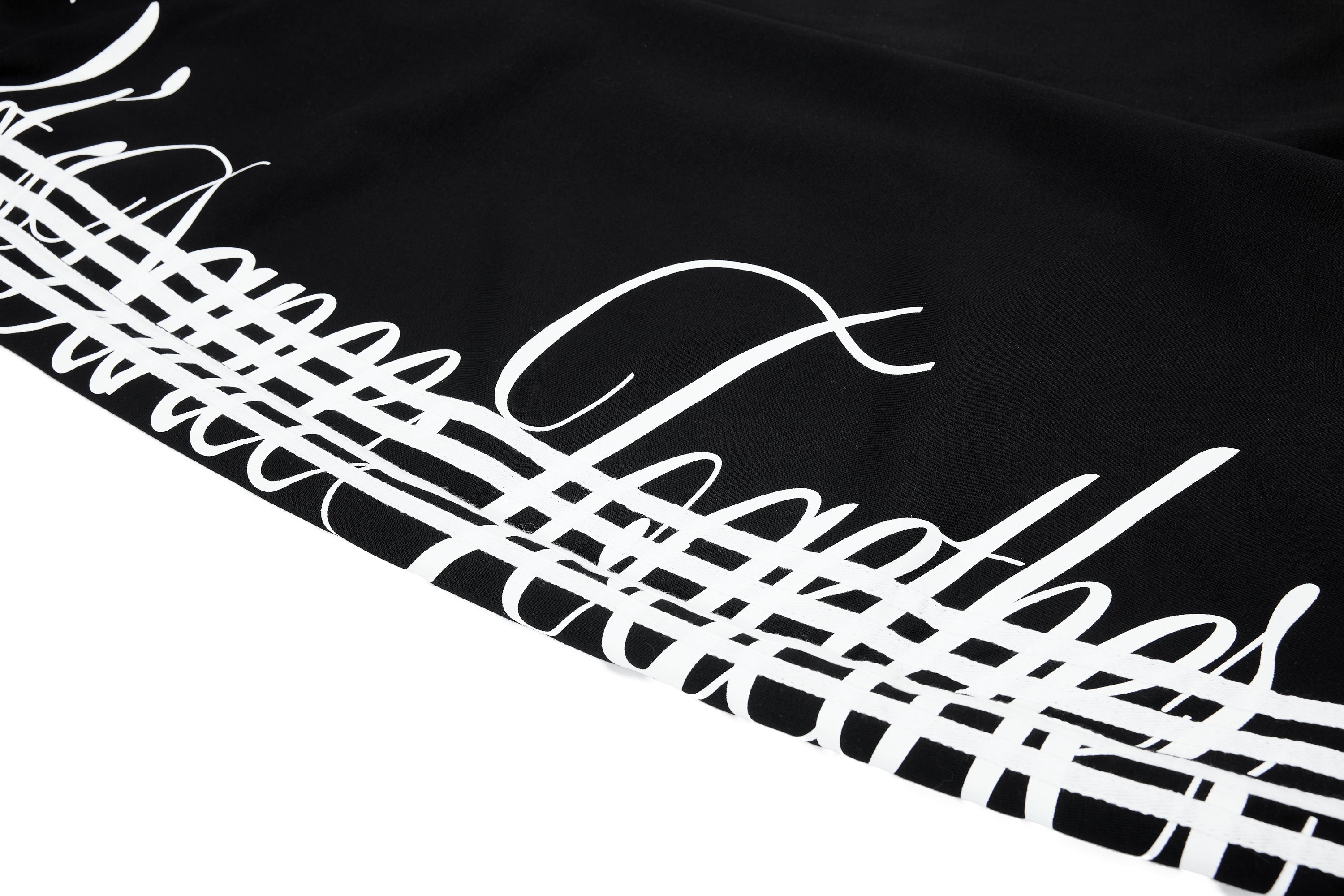 Omirad Script Stripe Wide-Leg Sweatpants | Streetwear