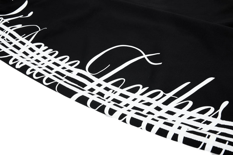 Omirad Script Stripe Wide-Leg Sweatpants | Streetwear