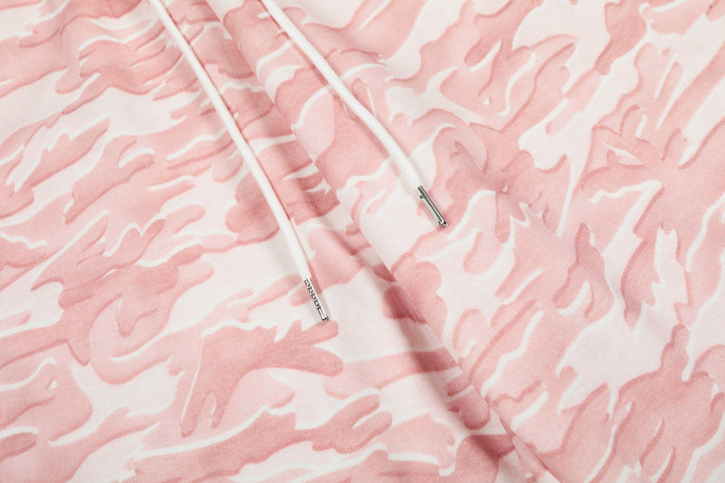 Pink Camo Wide-Leg Sweatpants | Oversized Streetwear Pants