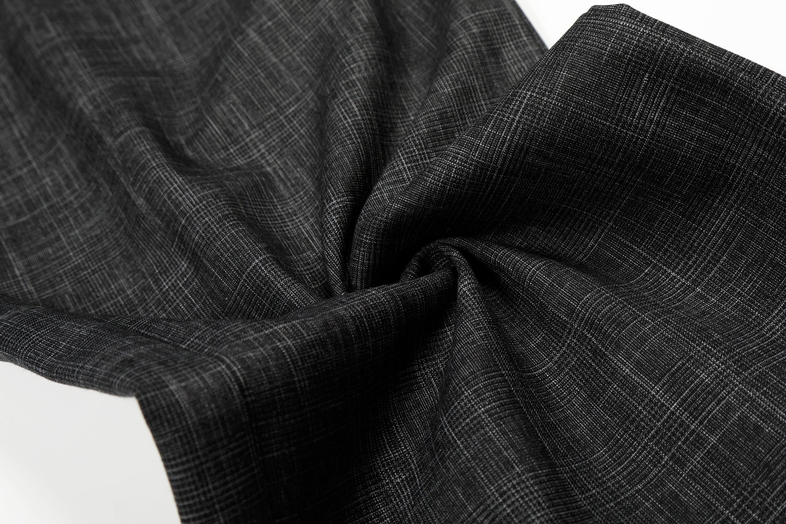 Omirad Textured Pleated Wide-Leg Trousers | Tailored Fit