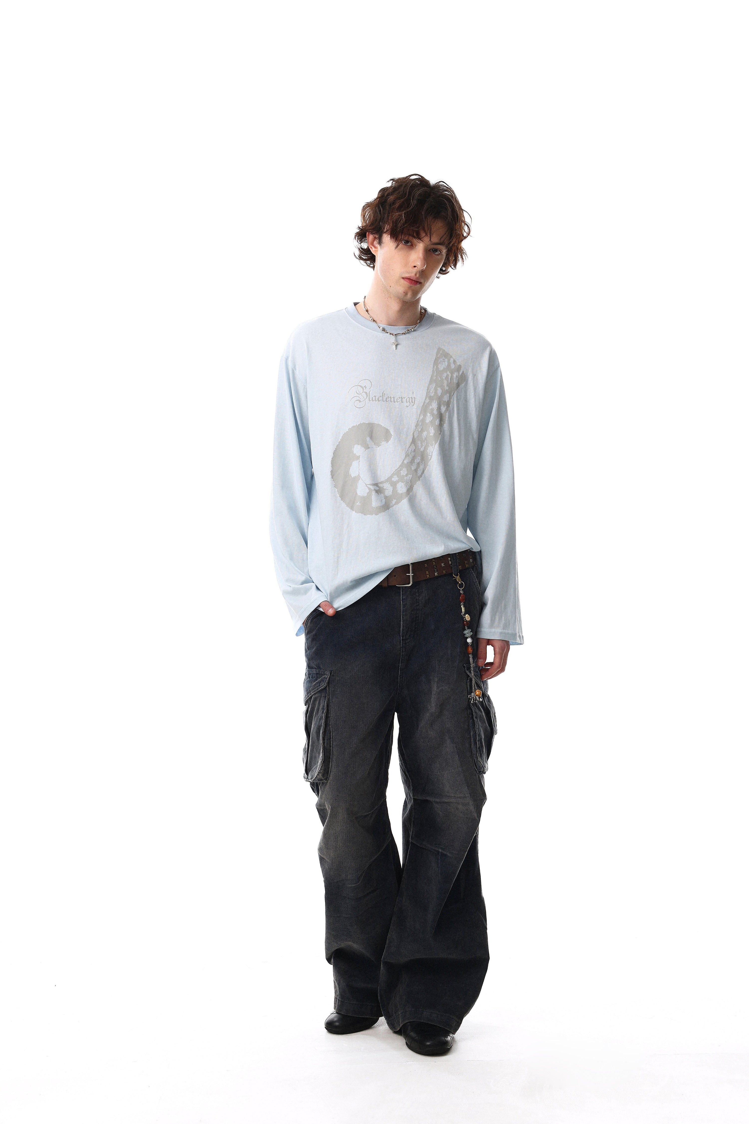 Omirad Blackenergy Abstract Graphic Long Sleeve Tee
