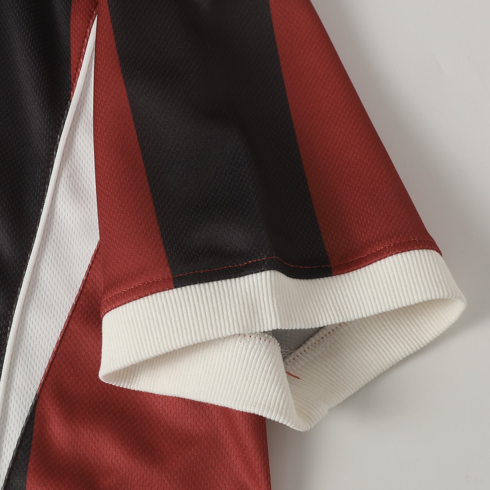 Retro Vertical Stripe Soccer Jersey Tee | Number 30 Graphic