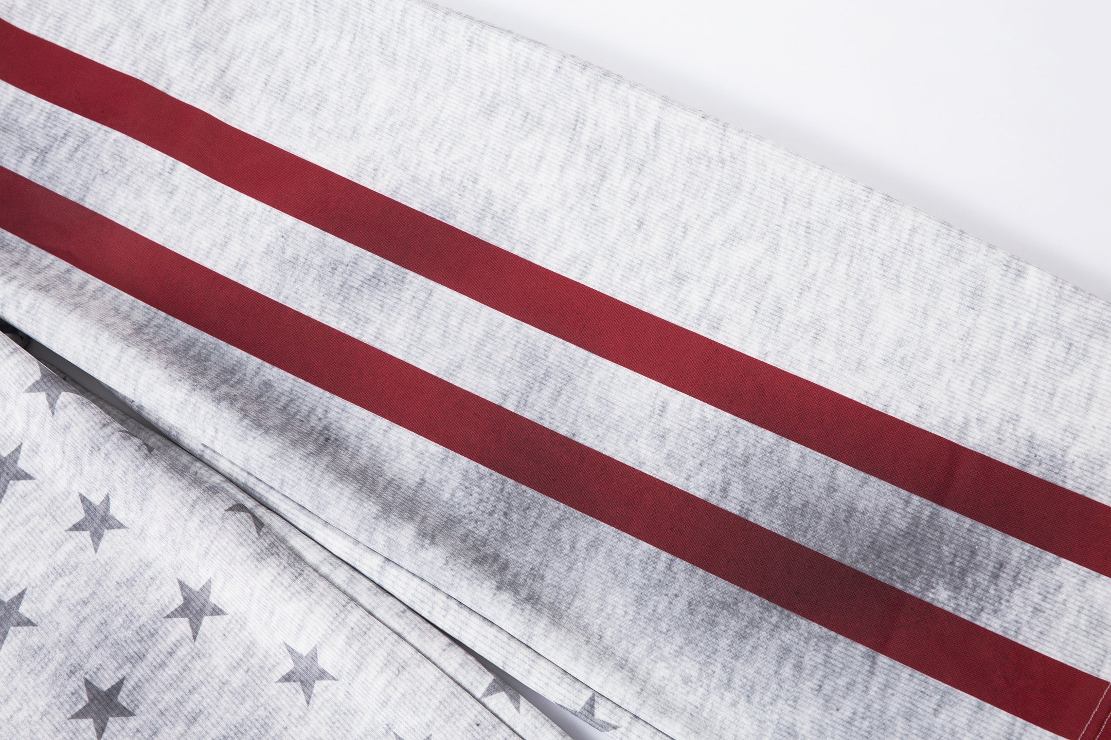 Star Print Wide-Leg Sweatpants with Contrast Side Stripes